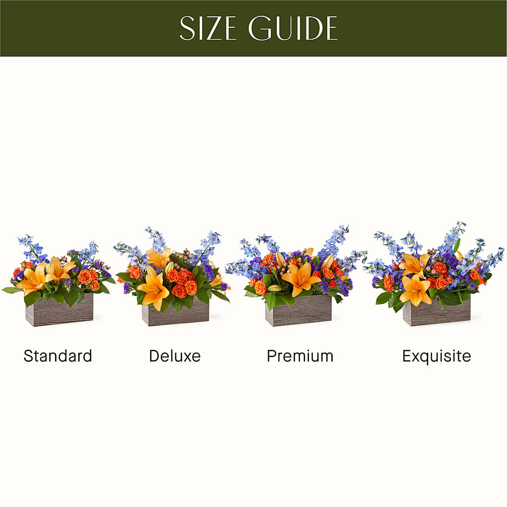 Radiant Citrus Box Bouquet – Fleuriste East Angus Et Maison Du Cadeau, East Angus PQ