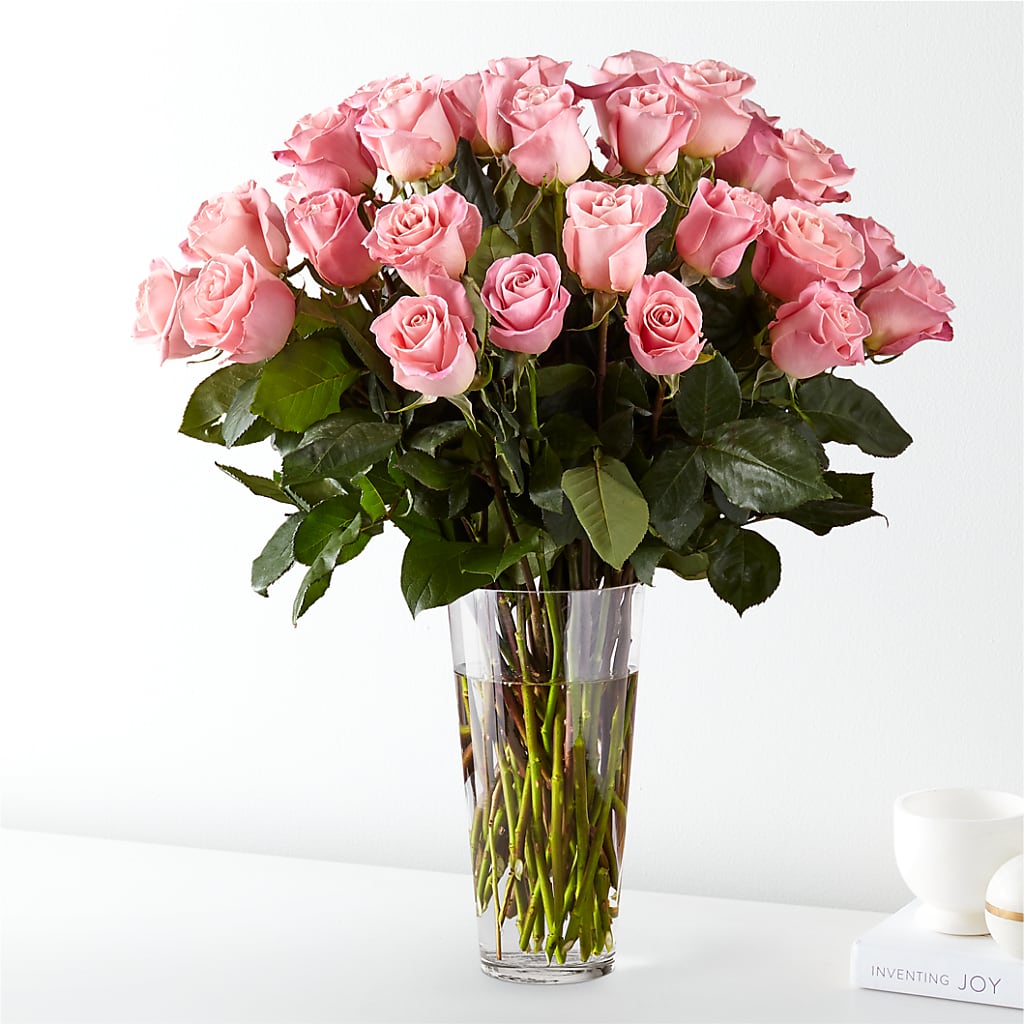 Long Stem Pink Rose Bouquet – Fleuriste East Angus Et Maison Du Cadeau, East Angus PQ