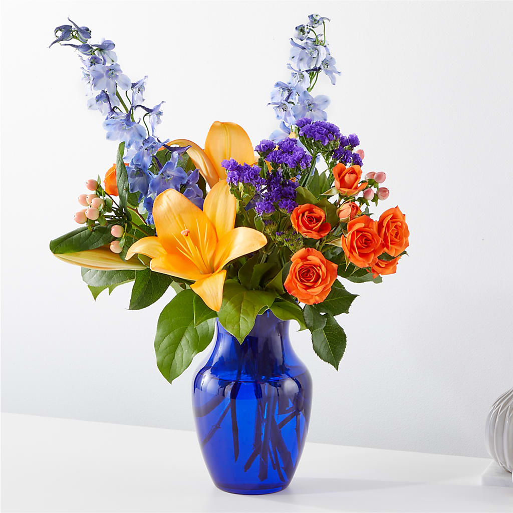 Radiant Citrus Bouquet – Fleuriste East Angus Et Maison Du Cadeau, East Angus PQ
