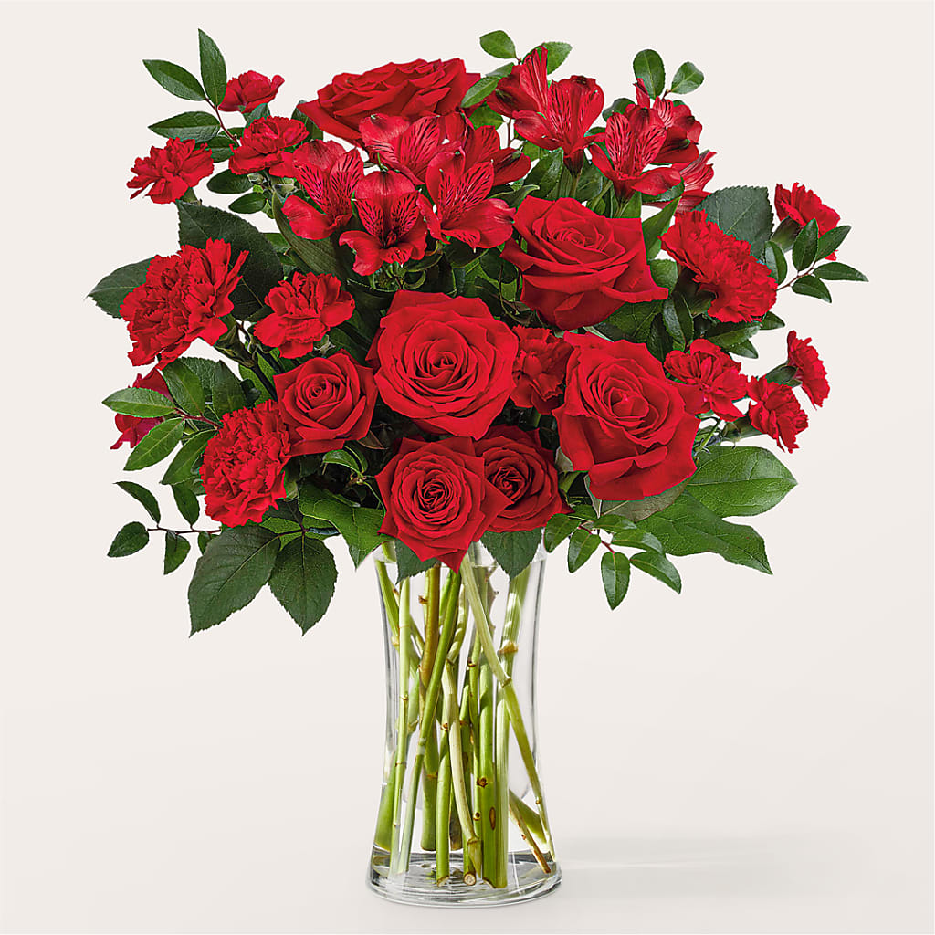 Brilliant Ruby Bouquet – Fleuriste East Angus Et Maison Du Cadeau, East Angus PQ