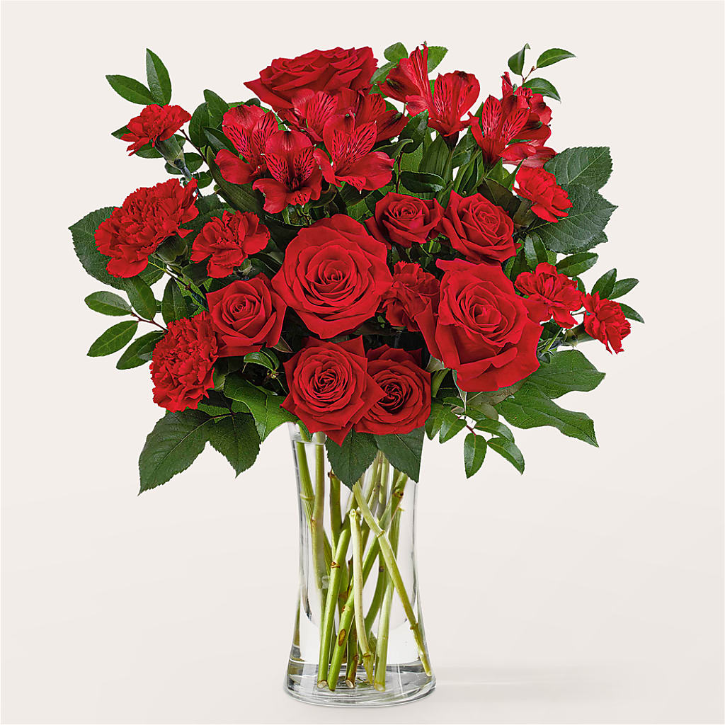 Brilliant Ruby Bouquet – Fleuriste East Angus Et Maison Du Cadeau, East Angus PQ