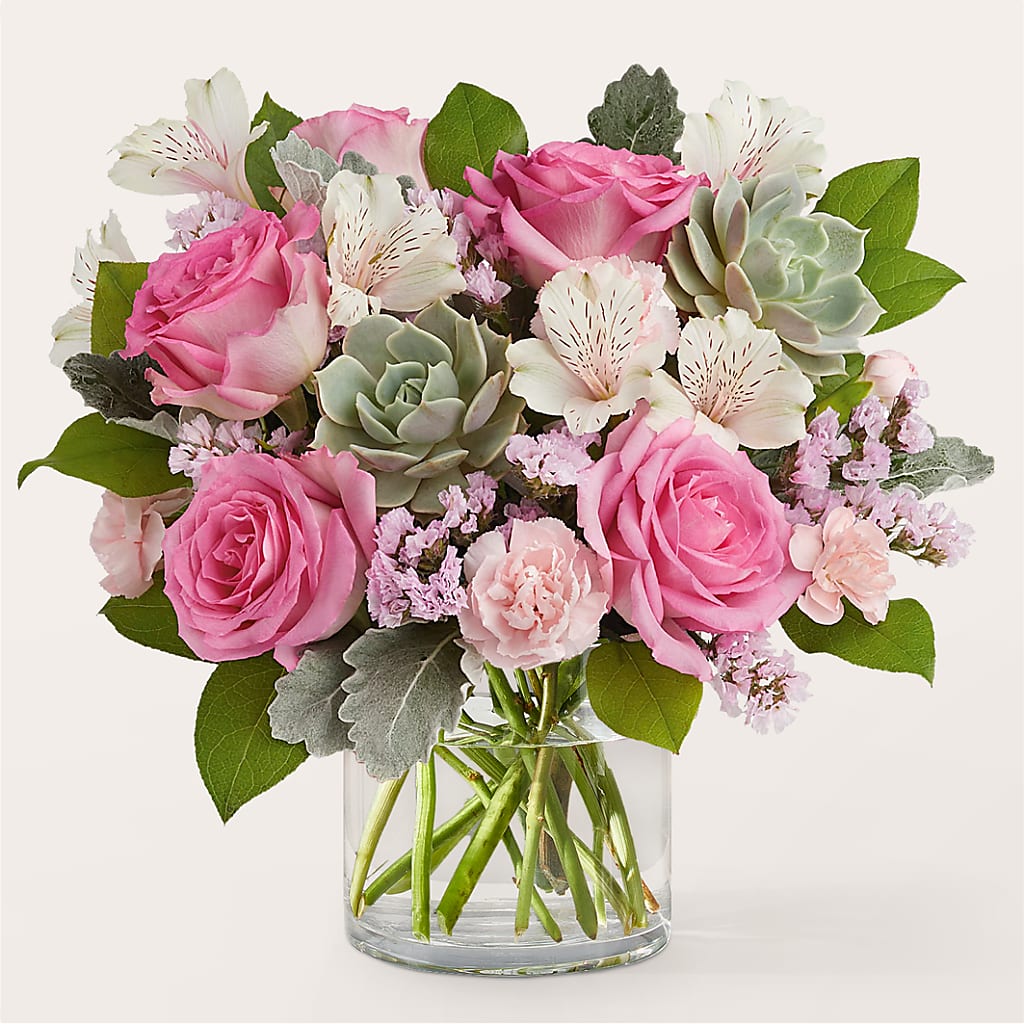 Dusty Rose Bouquet – Fleuriste East Angus Et Maison Du Cadeau, East Angus PQ