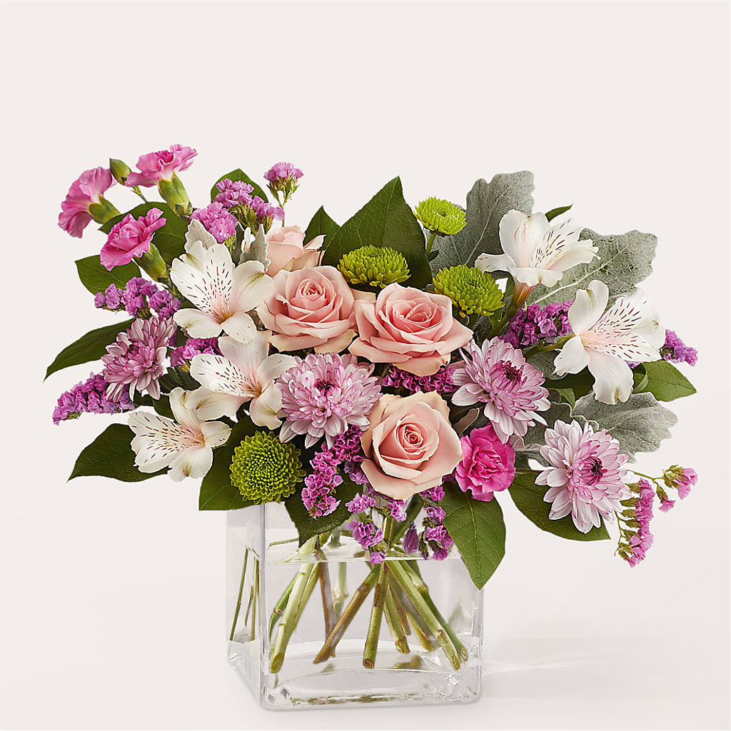 Pink Suede Bouquet – Fleuriste East Angus Et Maison Du Cadeau, East Angus PQ