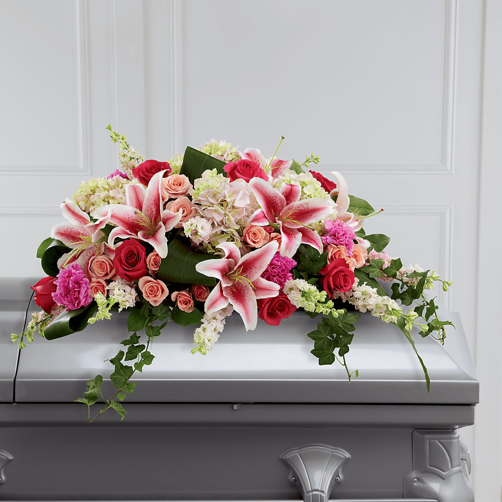 Splendid Grace Casket Spray – Fleuriste East Angus Et Maison Du Cadeau, East Angus PQ