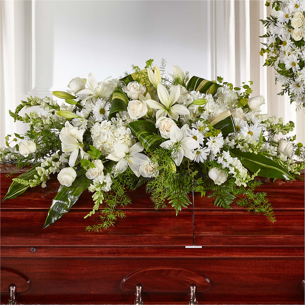 Abundance Casket Spray – Fleuriste East Angus Et Maison Du Cadeau, East Angus PQ