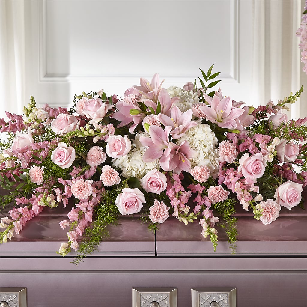 Life & Remembrance Casket Spray – Fleuriste East Angus Et Maison Du Cadeau, East Angus PQ