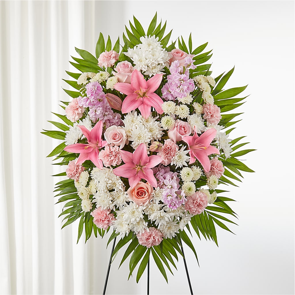 Offering Solace Standing Spray – Fleuriste East Angus Et Maison Du Cadeau, East Angus PQ