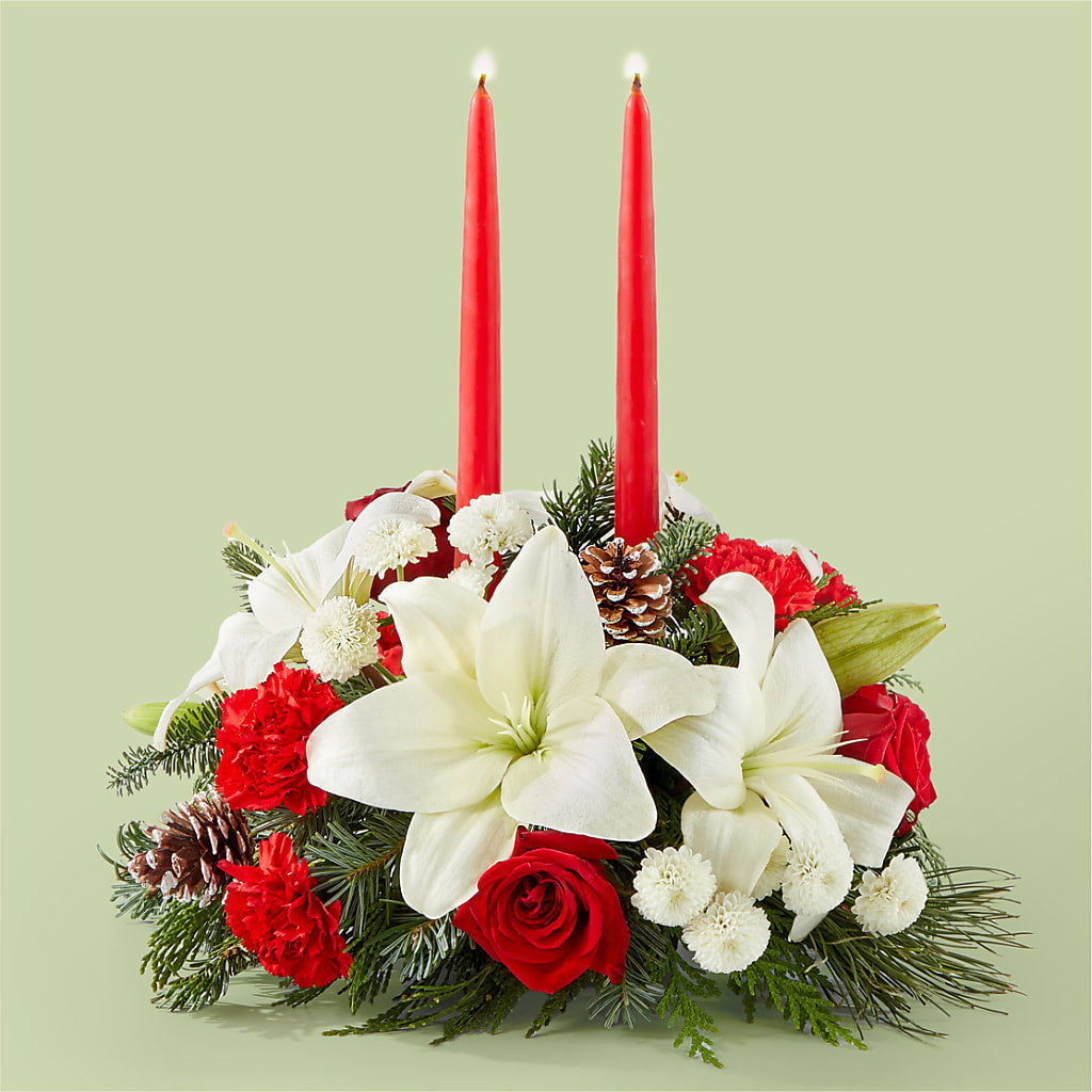 Seasonal Festivities Centerpiece – Fleuriste East Angus Et Maison Du Cadeau, East Angus PQ
