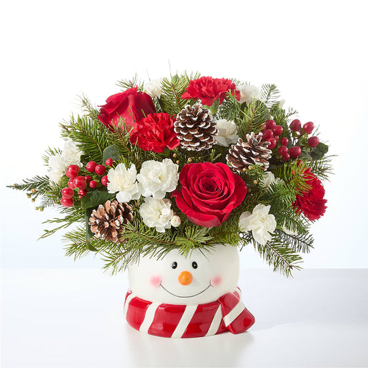 Jolly Snowman Bouquet –  Fleuriste East Angus Et Maison Du Cadeau, East Angus PQ