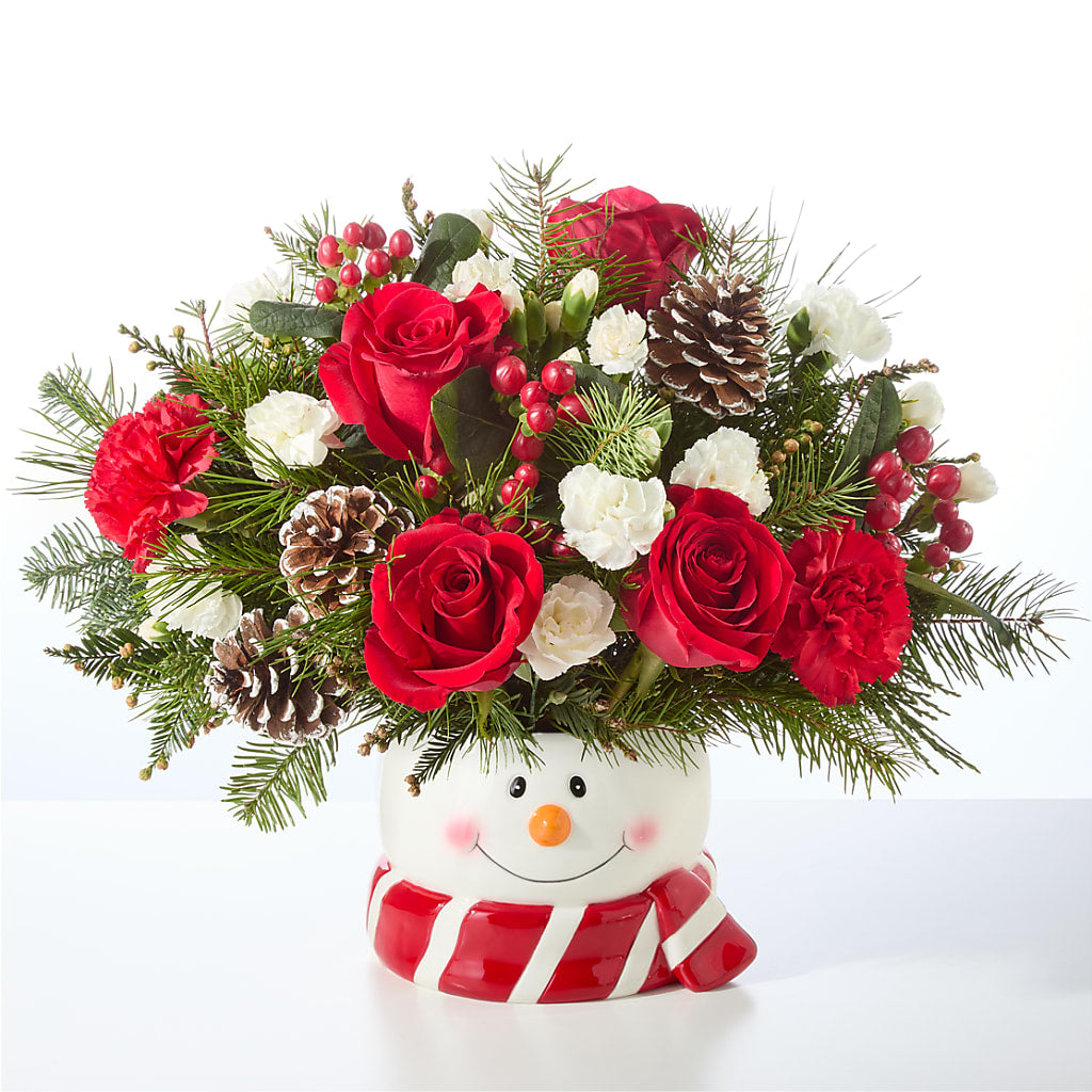Jolly Snowman Bouquet –  Fleuriste East Angus Et Maison Du Cadeau, East Angus PQ