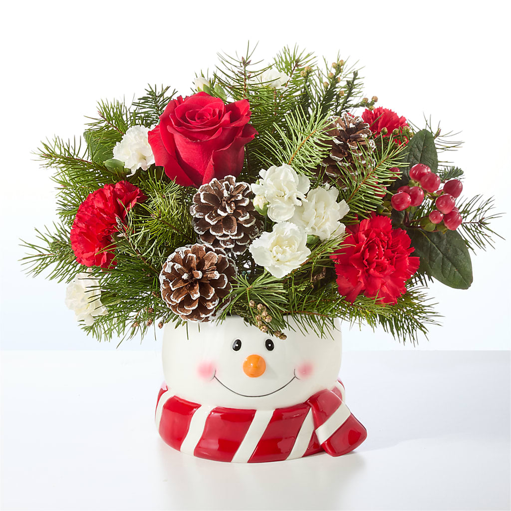 Jolly Snowman Bouquet –  Fleuriste East Angus Et Maison Du Cadeau, East Angus PQ