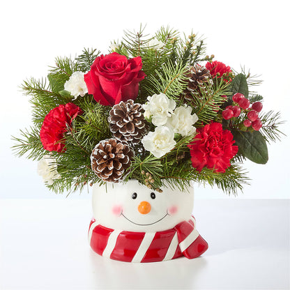 Jolly Snowman Bouquet –  Fleuriste East Angus Et Maison Du Cadeau, East Angus PQ