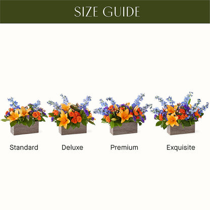 Radiant Citrus Box Bouquet –  Fleuriste East Angus Et Maison Du Cadeau, East Angus PQ