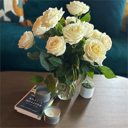 Long Stem Yellow Rose Bouquet –  Fleuriste East Angus Et Maison Du Cadeau, East Angus PQ