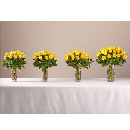 Long Stem Yellow Rose Bouquet –  Fleuriste East Angus Et Maison Du Cadeau, East Angus PQ