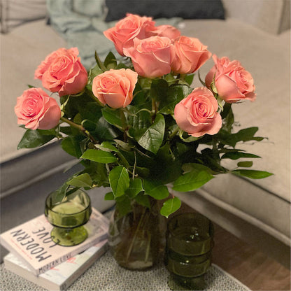 Long Stem Pink Rose Bouquet –  Fleuriste East Angus Et Maison Du Cadeau, East Angus PQ