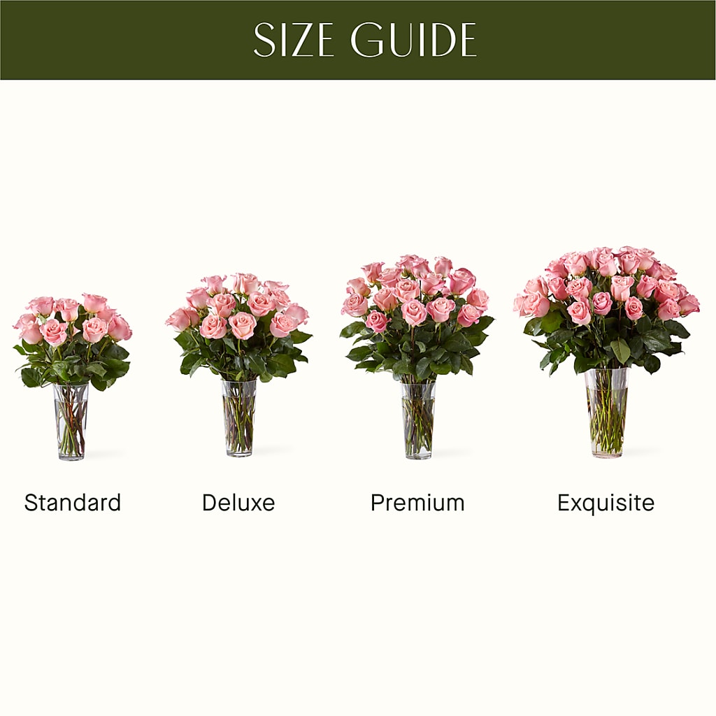 Long Stem Pink Rose Bouquet –  Fleuriste East Angus Et Maison Du Cadeau, East Angus PQ