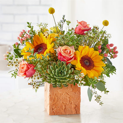 Sunflower Season Bouquet –  Fleuriste East Angus Et Maison Du Cadeau, East Angus PQ