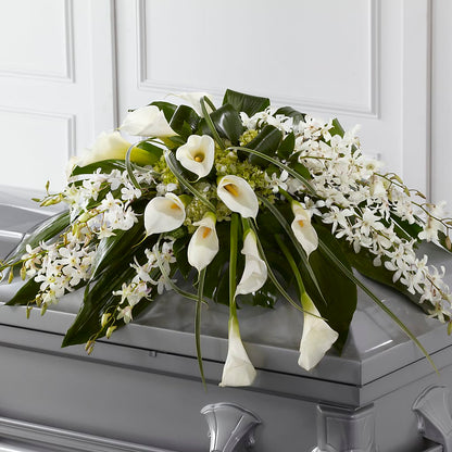 Angel Wings Casket Spray –  Fleuriste East Angus Et Maison Du Cadeau, East Angus PQ