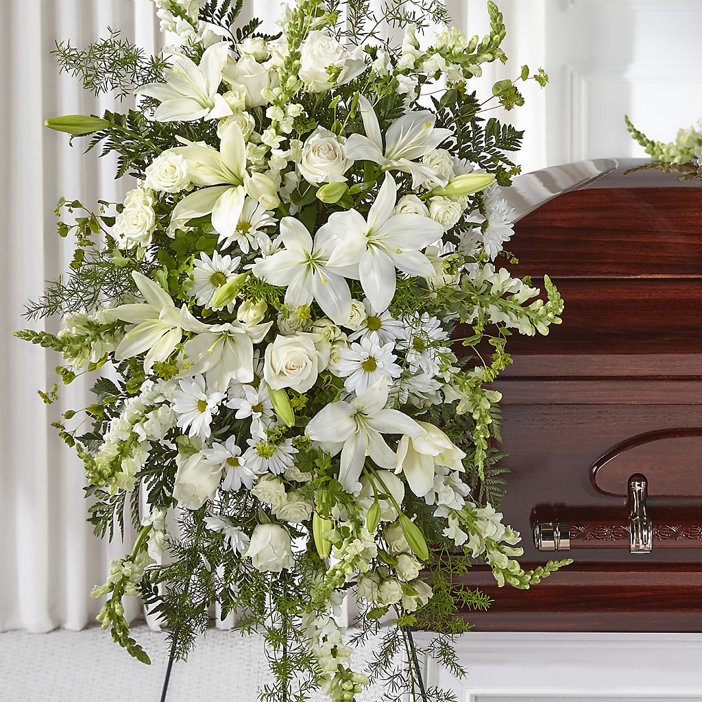 Arreglo fúnebre vertical Pensamientos de amor