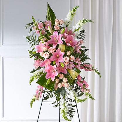Elegant Embrace Standing Spray –  Fleuriste East Angus Et Maison Du Cadeau, East Angus PQ