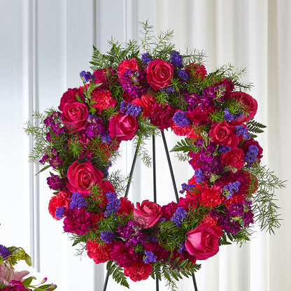 Calming Colors Wreath –  Fleuriste East Angus Et Maison Du Cadeau, East Angus PQ
