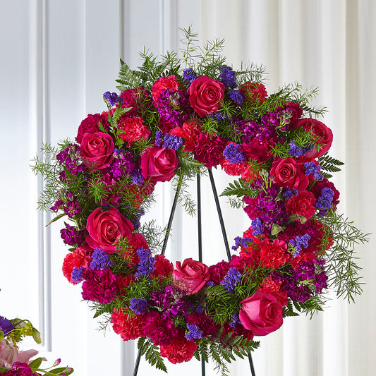 Calming Colors Wreath –  Fleuriste East Angus Et Maison Du Cadeau, East Angus PQ