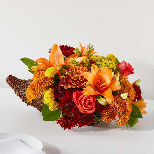Bouquet of Blessings Cornucopia –  Fleuriste East Angus Et Maison Du Cadeau, East Angus PQ