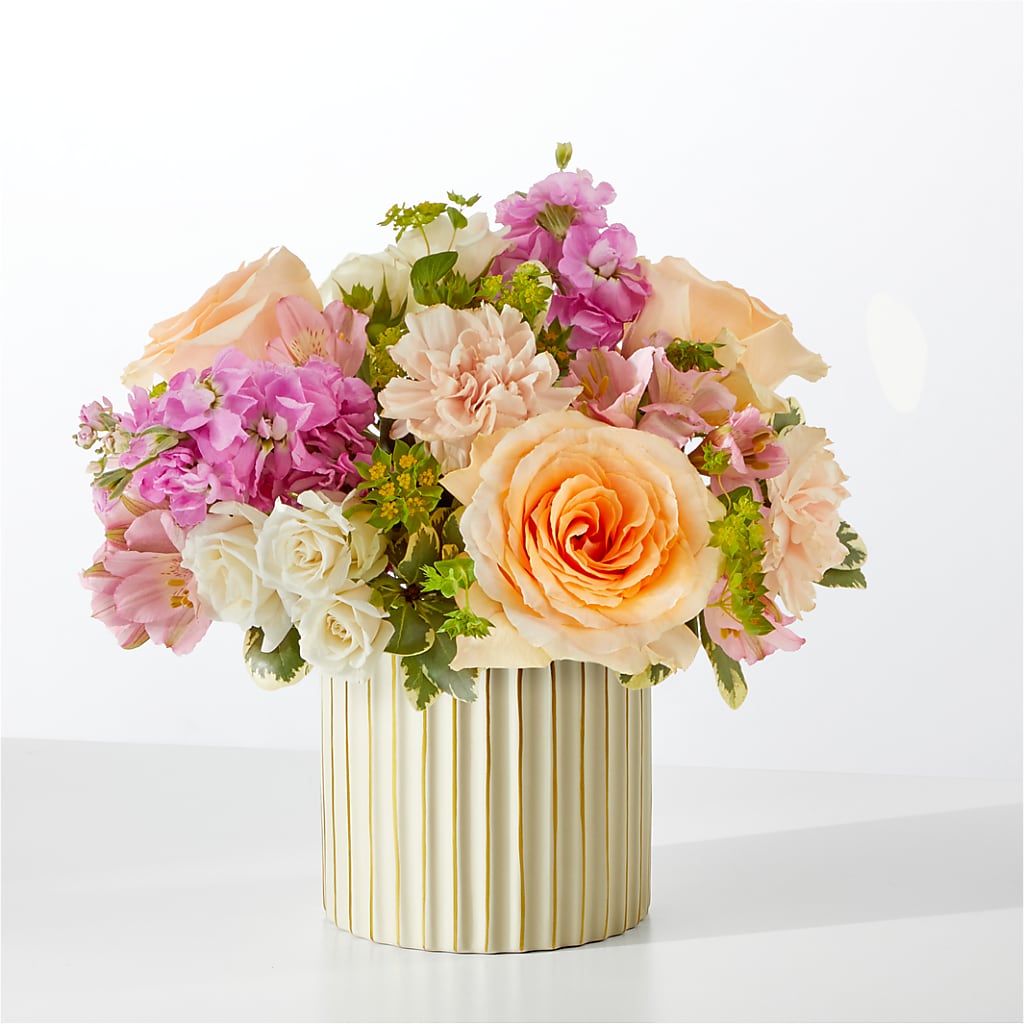 Paradise Bouquet with Ivory Vase –  Fleuriste East Angus Et Maison Du Cadeau, East Angus PQ
